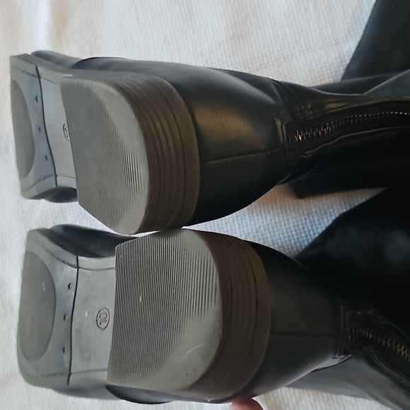 TG Black Knee-High Boots Size 10 - Picture 6 of 8